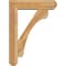 Ekena Millwork Legacy Craftsman Rough Sawn Bracket w/ Offset Brace, Western Red Cedar, 6"W x 22"D x 30"H BKT0604X22X30LEC04RWR - alternate 2